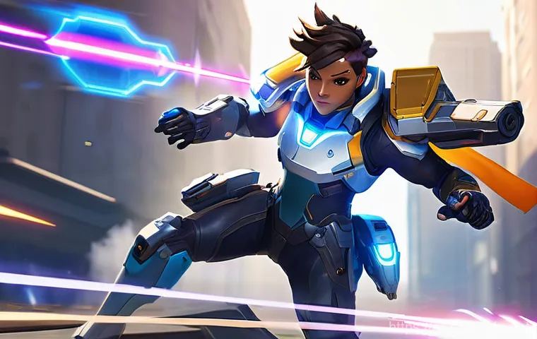 오버워치2 최적 팀 조합 가이드 - **Prompt for "The Golden Composition: Balanced Teamwork"**
    "A vibrant, action-packed scene in Ov...