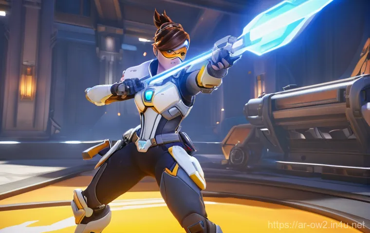 오버워치2 영웅 카운터 조합 - **Overwatch 2 Shield Breakthrough**
    A dynamic and action-packed scene from an Overwatch 2 battle...