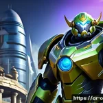 오버워치2 아이템 랭킹 - **Prompt:** A highly detailed and dynamic digital painting depicting Ramattra and Orisa, two formida...